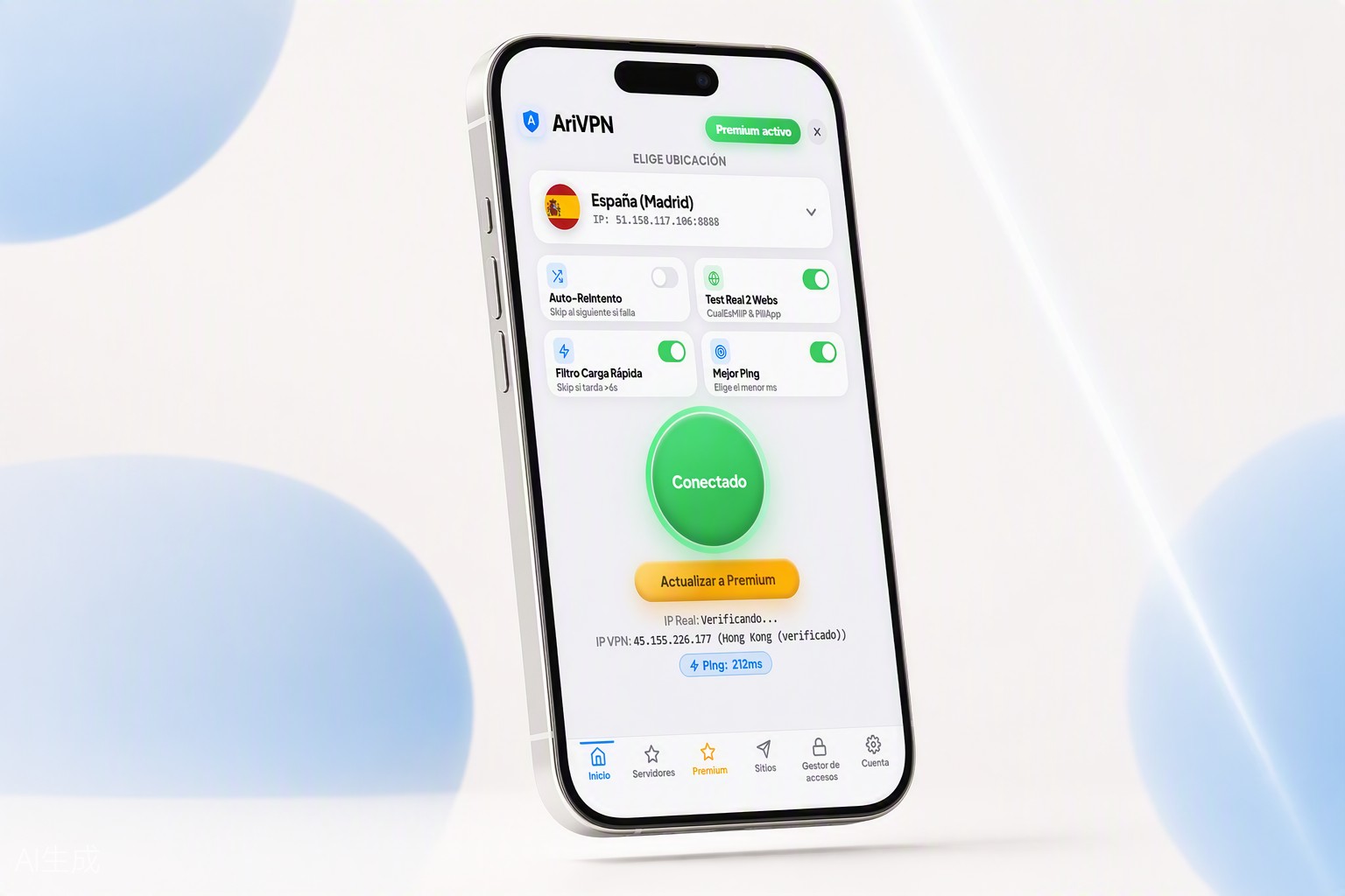 AriVPN Cifrado y Privacidad