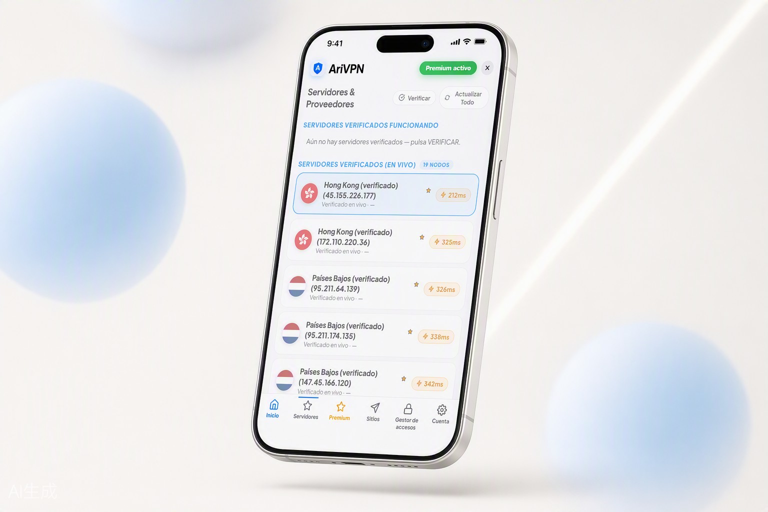 AriVPN Red Global de Alta Velocidad
